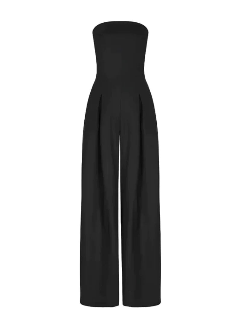 Elegant Jumpsuit utan axelband | Figursmickrande och Modern
