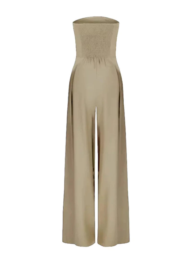 Elegant Jumpsuit utan axelband | Figursmickrande och Modern