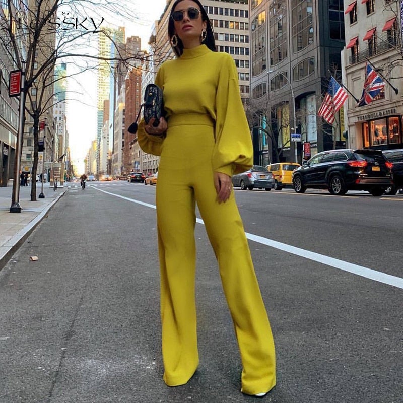 Stilfull Jumpsuit för Kvinnor | Dramatiska Detaljer