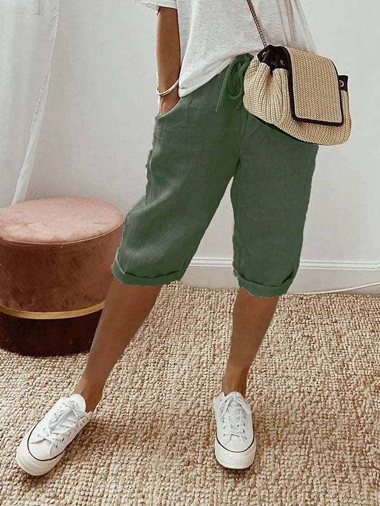 Livia | Eleganta och lätta sommarshorts för stiliga dagar