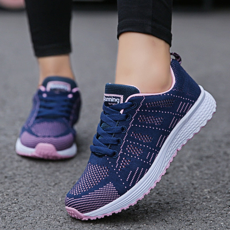 Elegant Komfortskor för Damer | Stödjande och Dämpande Sneakers