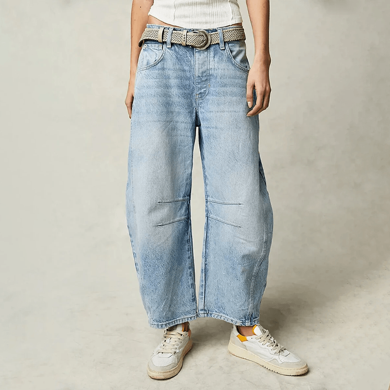 Cleo | Trendiga Höga Midjejeans för Kvinnor
