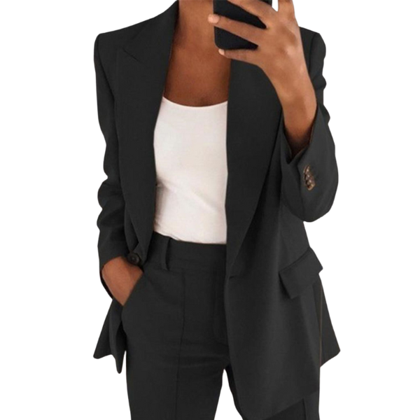 Moderne Blazer Sæt med Bukser - En Sofistikeret Stil