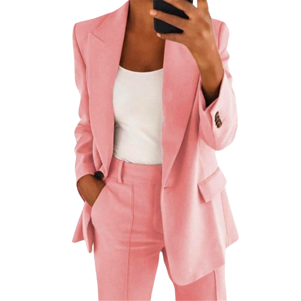 Moderne Blazer Sæt med Bukser - En Sofistikeret Stil