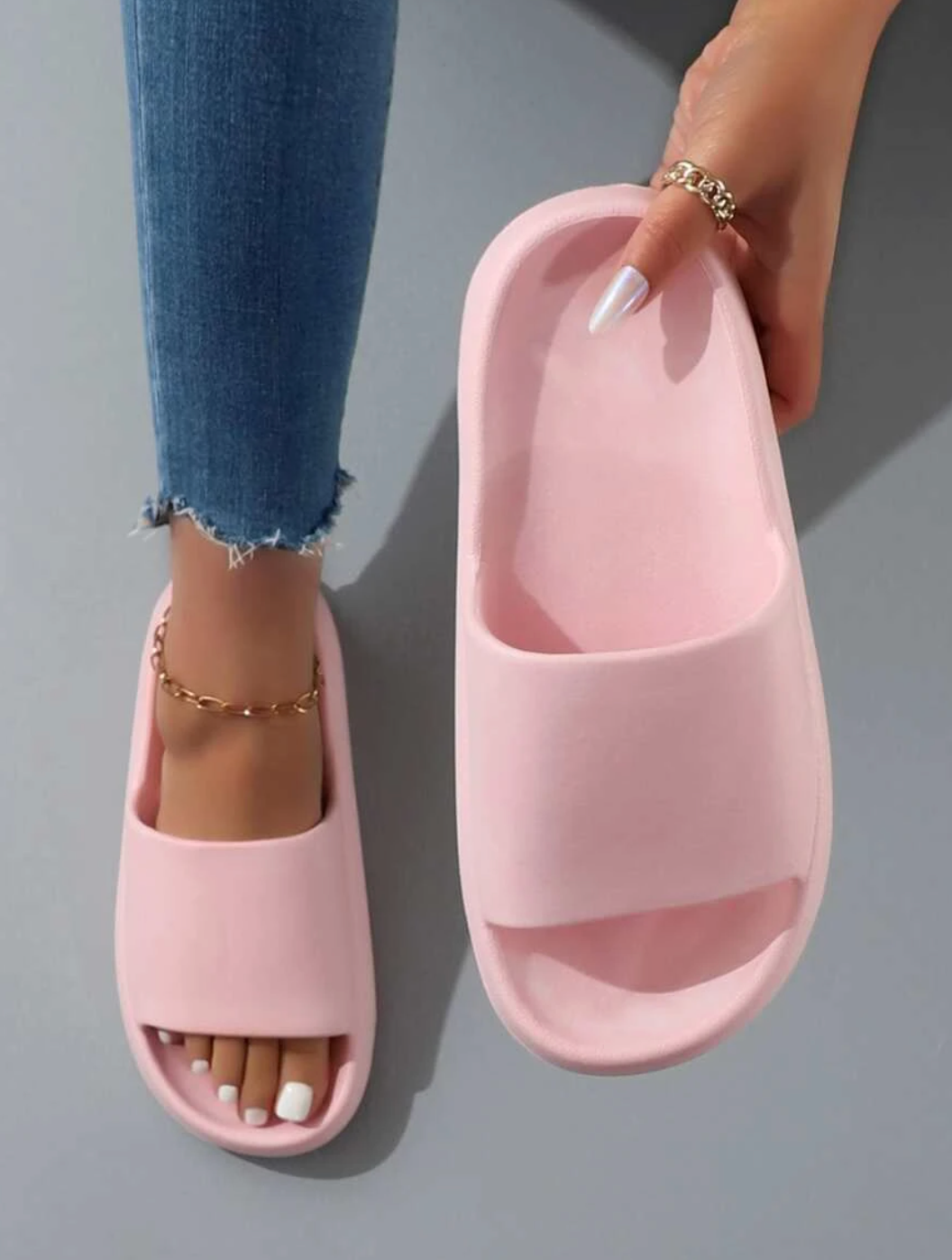 Sofia | Eleganta Minimalistiska Slides för Damer