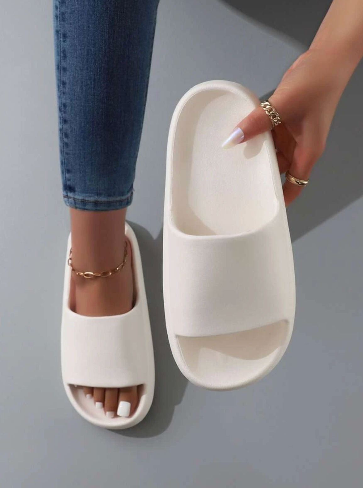 Sofia | Eleganta Minimalistiska Slides för Damer