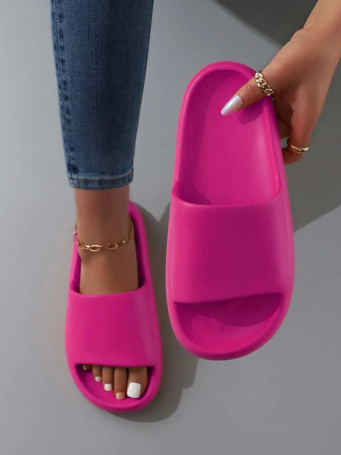 Sofia | Eleganta Minimalistiska Slides för Damer