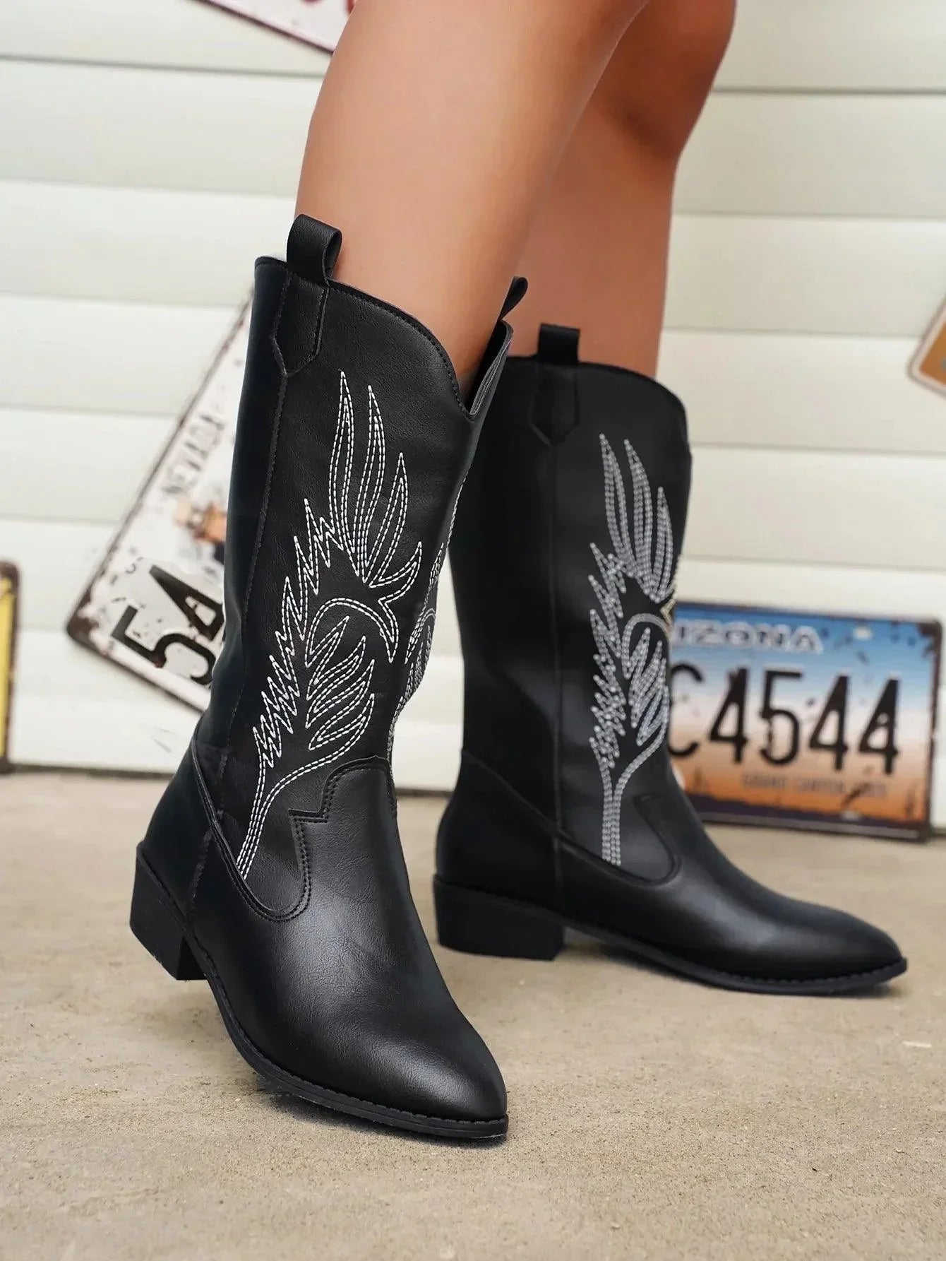 Sienna | Elegant spetsig Cowboystövlar för varje tillfälle