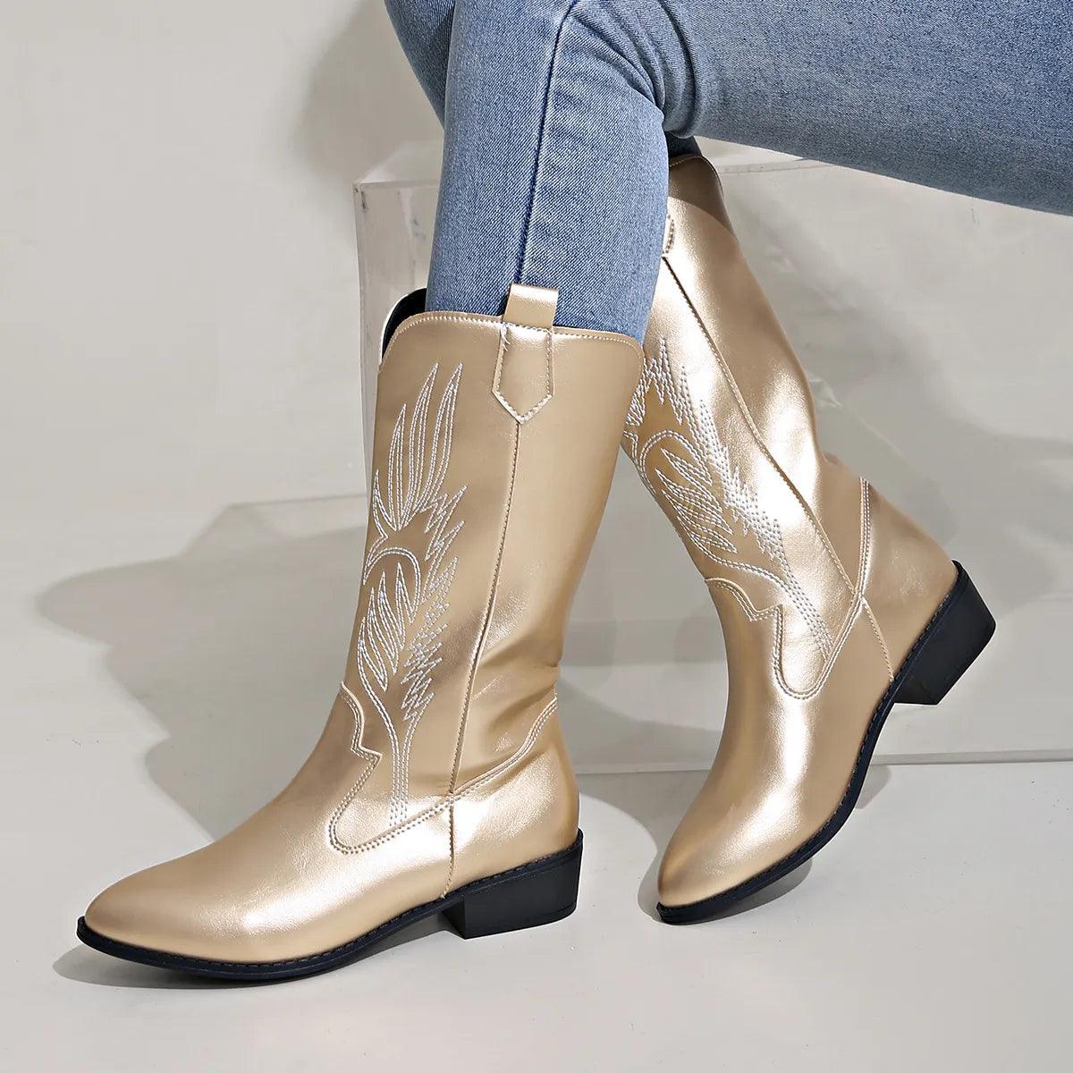 Sienna | Elegant spetsig Cowboystövlar för varje tillfälle
