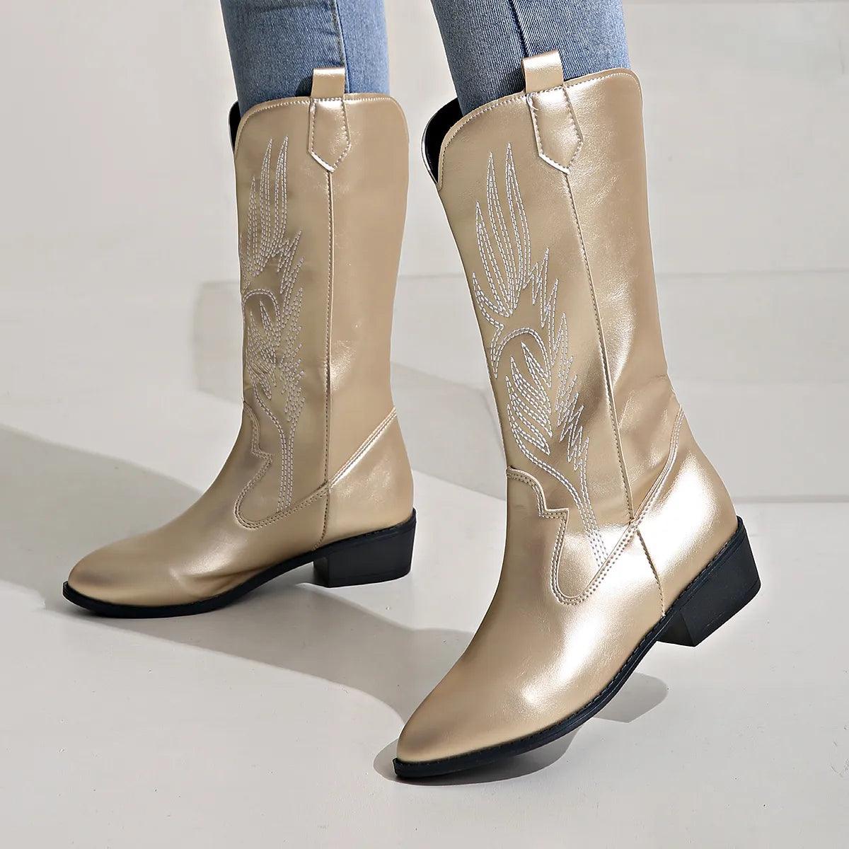 Sienna | Elegant spetsig Cowboystövlar för varje tillfälle