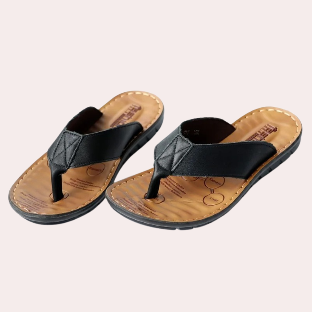 Elegante Lædersandaler til Mænd - Stilig Sommerkomfort