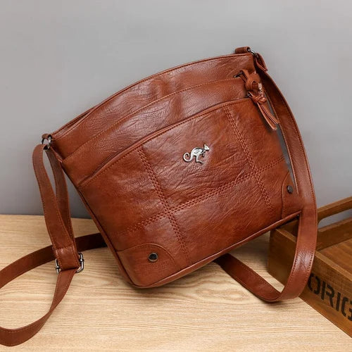 Elegant Skuldertaske med Plads til Alt
