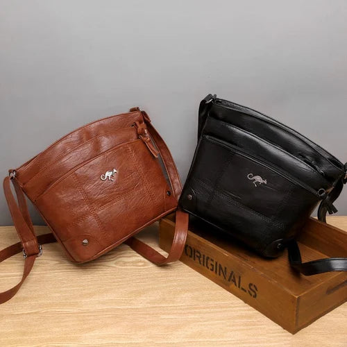 Elegant Skuldertaske med Plads til Alt
