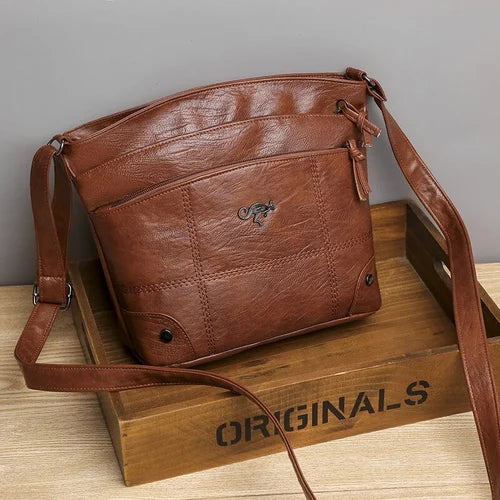 Elegant Skuldertaske med Plads til Alt