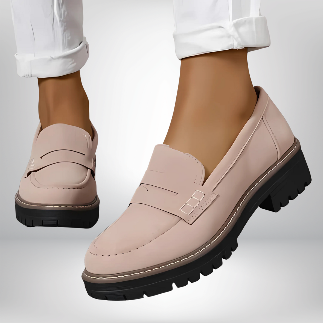Eleganta Loafers för Kvinnor | Antisklidssula & Tryckavlastande