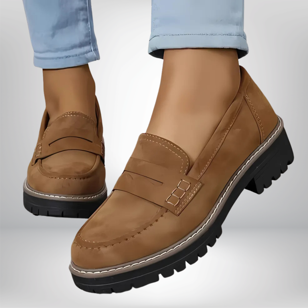 Eleganta Loafers för Kvinnor | Antisklidssula & Tryckavlastande