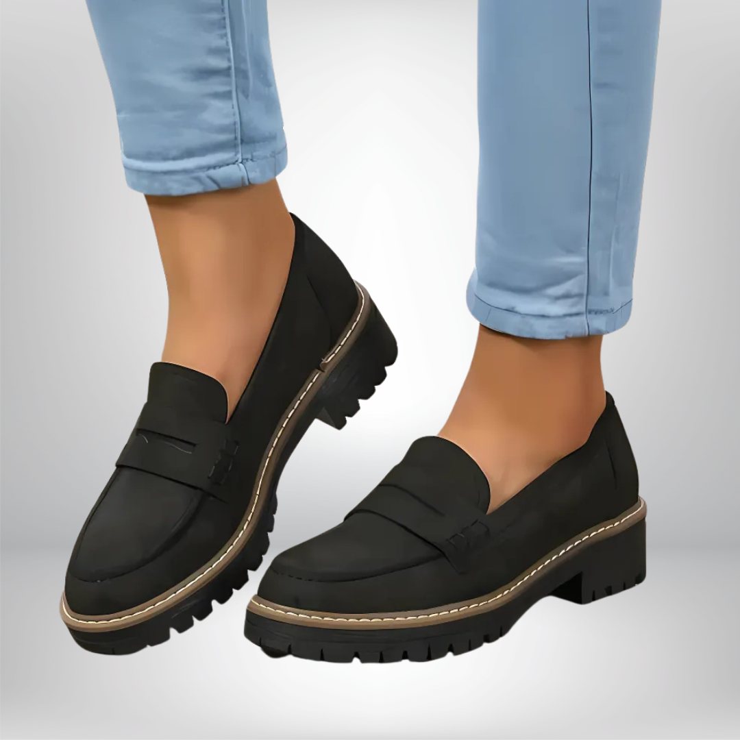 Eleganta Loafers för Kvinnor | Antisklidssula & Tryckavlastande