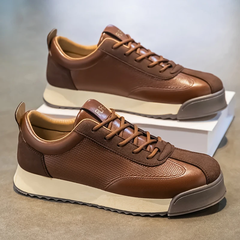 Stilfulla Lädersneakers för Vardagens Elegans
