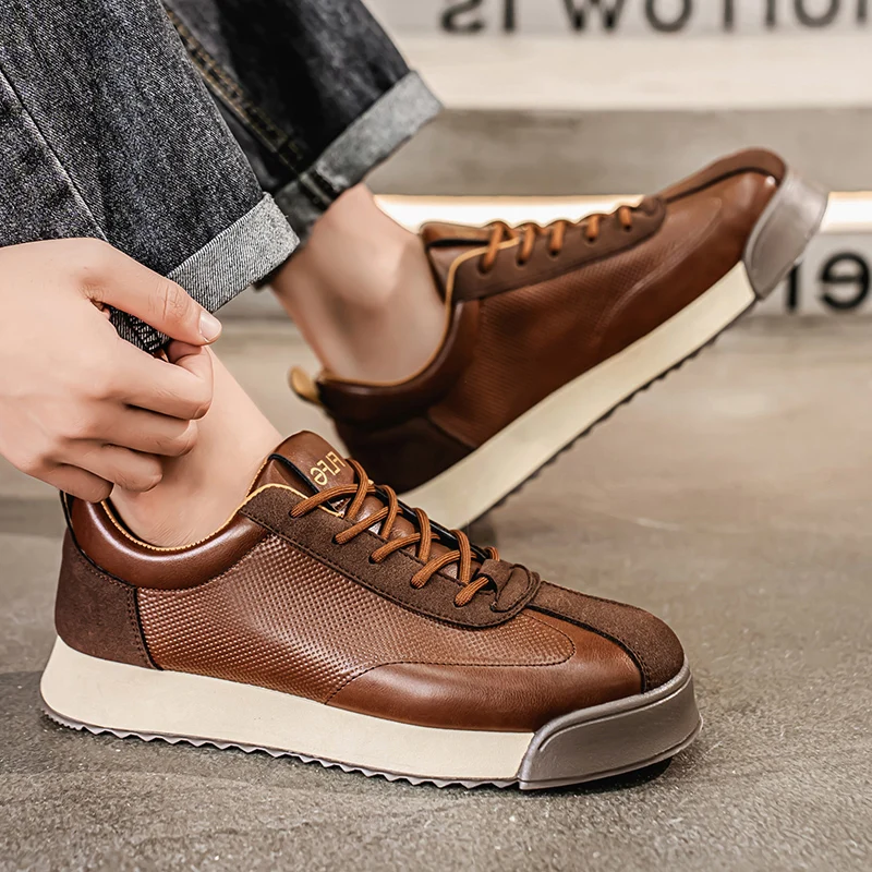 Stilfulla Lädersneakers för Vardagens Elegans
