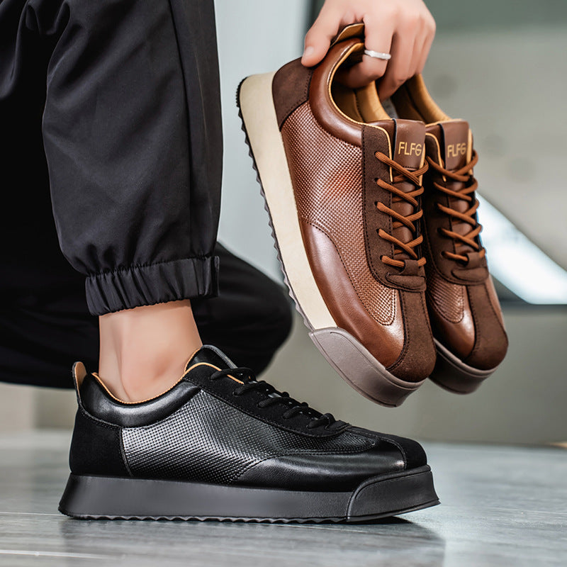 Stilfulla Lädersneakers för Vardagens Elegans