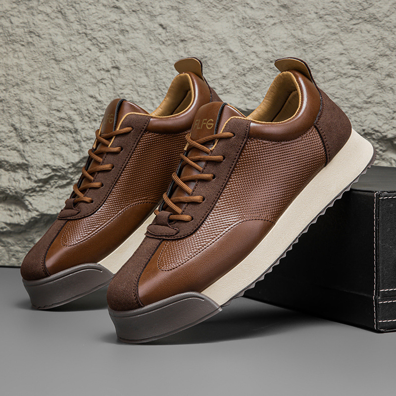 Stilfulla Lädersneakers för Vardagens Elegans