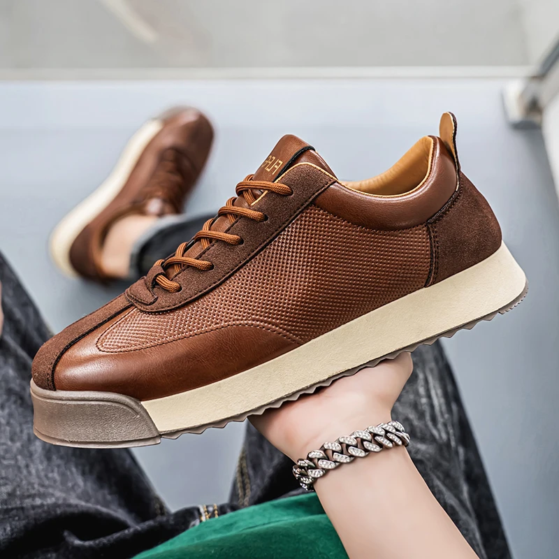 Stilfulla Lädersneakers för Vardagens Elegans