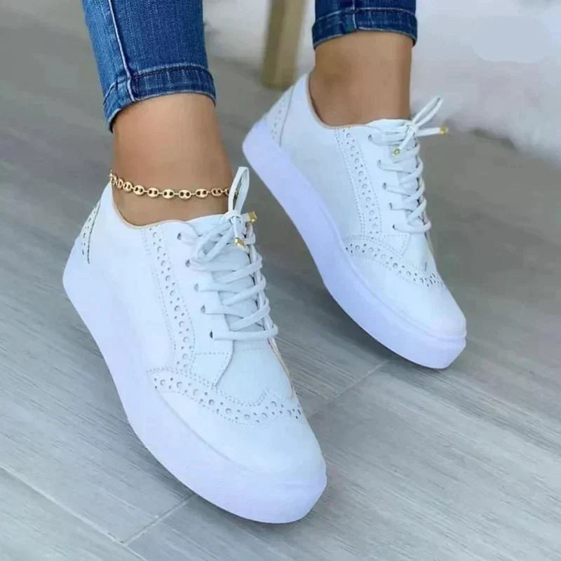 Astrid | Eleganta ortopediska lädersneakers