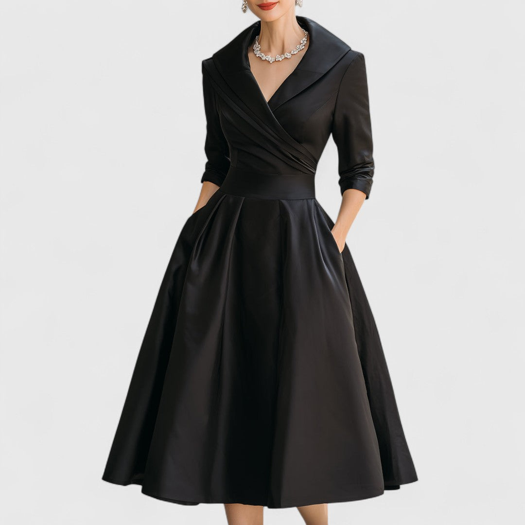 Sofia | Förföriskt Wickelkleid med Midi-Längd för Enastående Stil