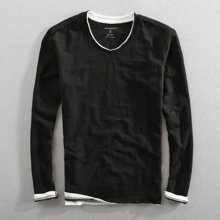 Elysia | Tidlös Långärmad T-shirt för Stiliga Stunder