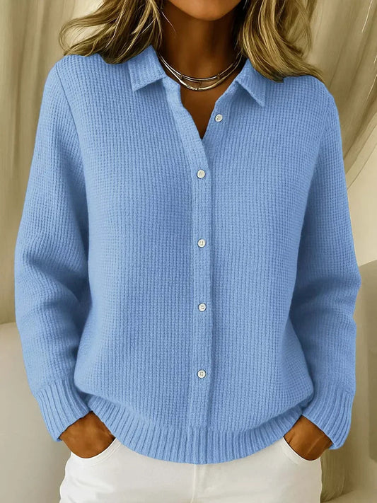 Elegant och Mjuk Longline-Kardigan för Stilmedvetna