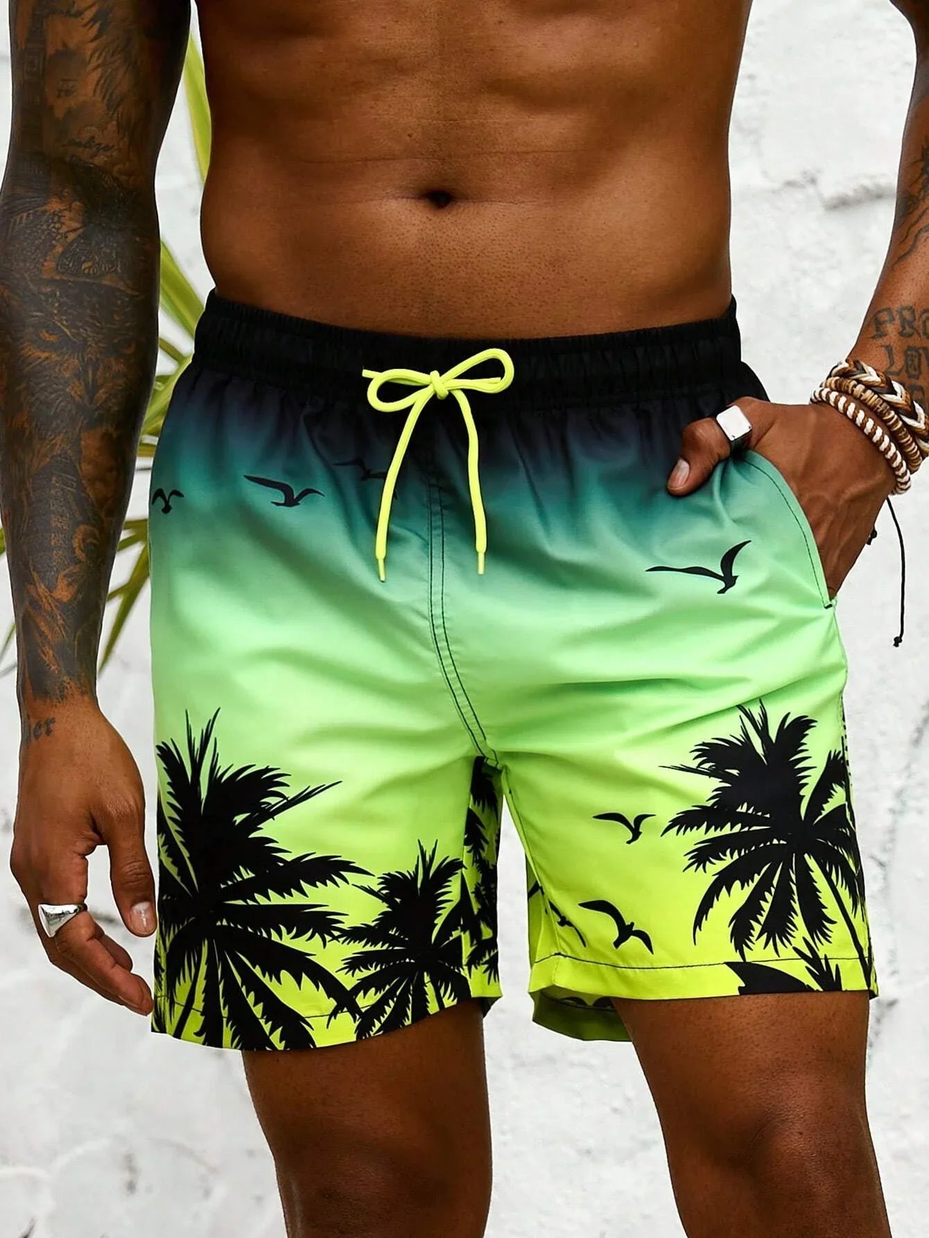 Tropiska Drömmar Badeshorts för Män