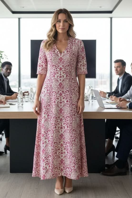 Livia | Blommig maxiklänning med boho-chic stil