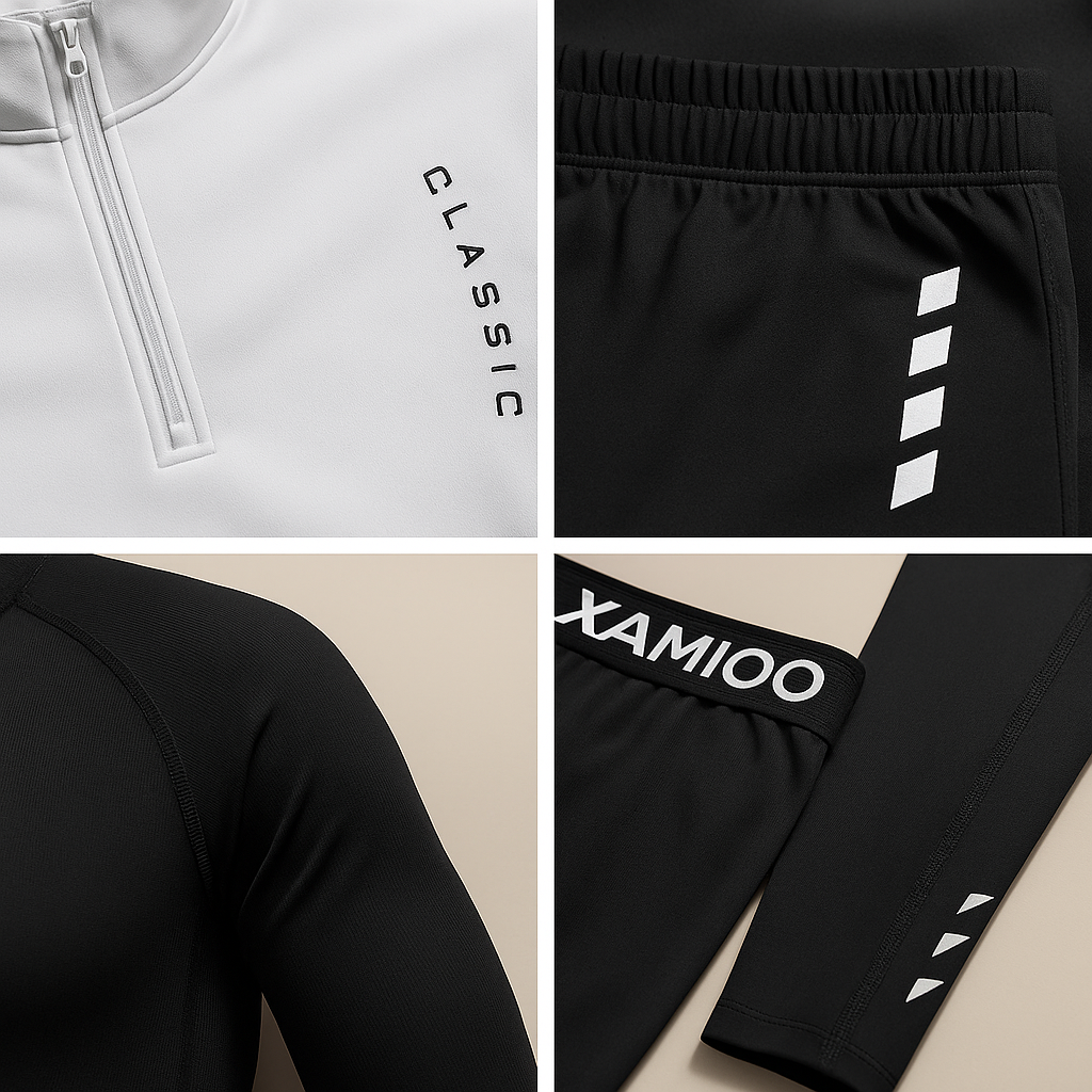 Eldora | Dynamiskt Activewear-Set med Stretch och Reflekterande Detaljer