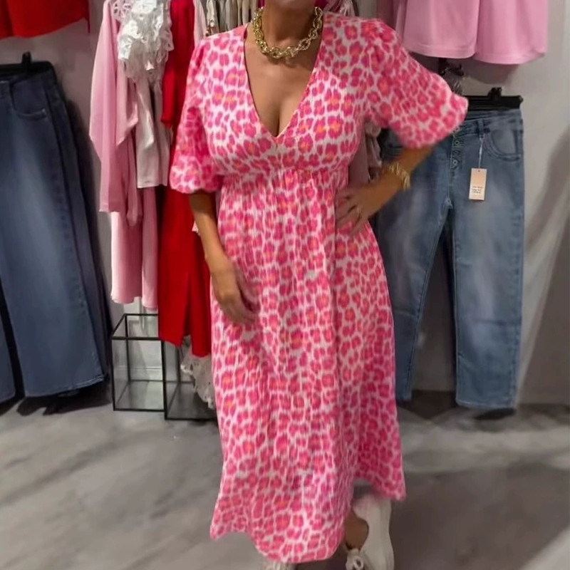 Sommardröm i Maxi: Etnisk Print & Feminin Puffärm