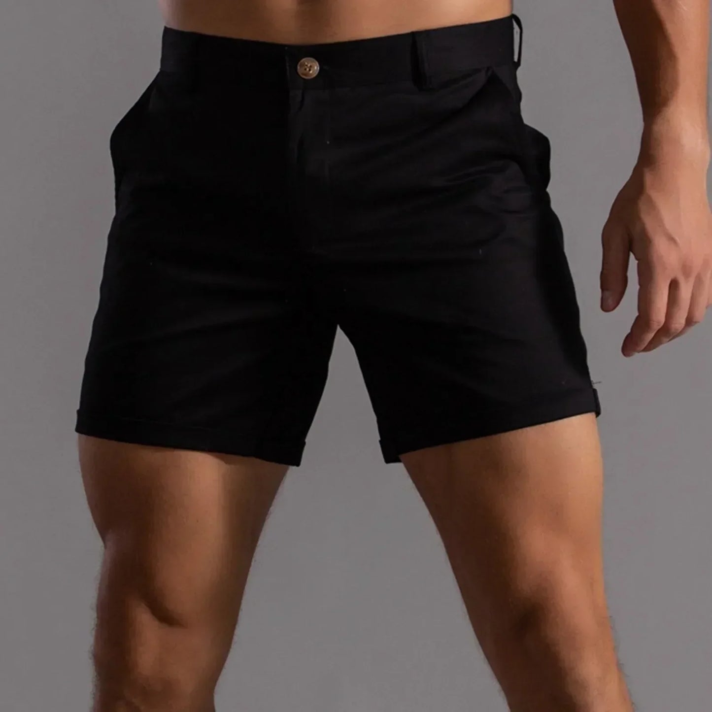 Mænds Stilfulde Chinoshorts - Elegance Møder Komfort