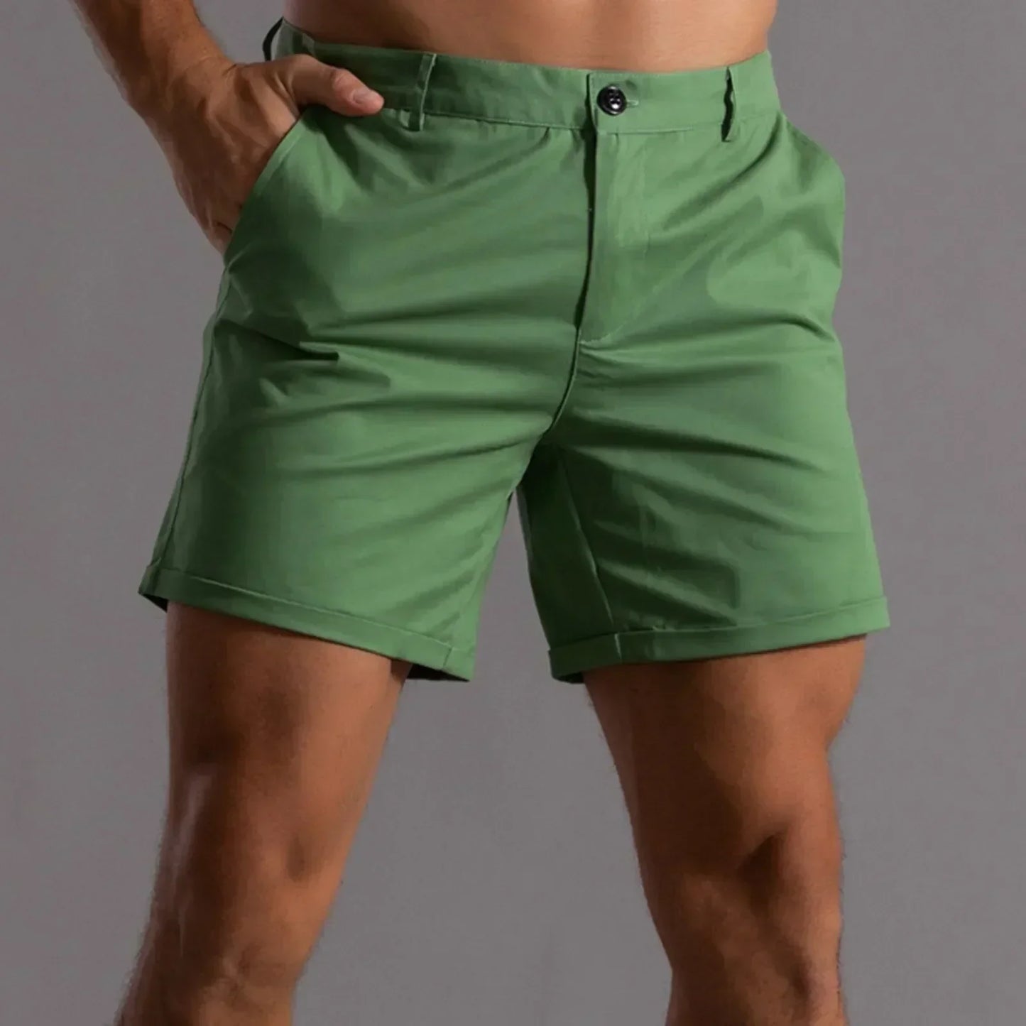 Mænds Stilfulde Chinoshorts - Elegance Møder Komfort