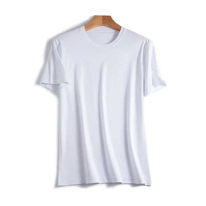 LuxeSilk | Halvärmad T-shirt för en elegant stil