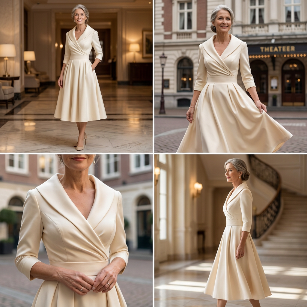 Klassiskt Midikjol för Kvinnor | Förförisk Elegans