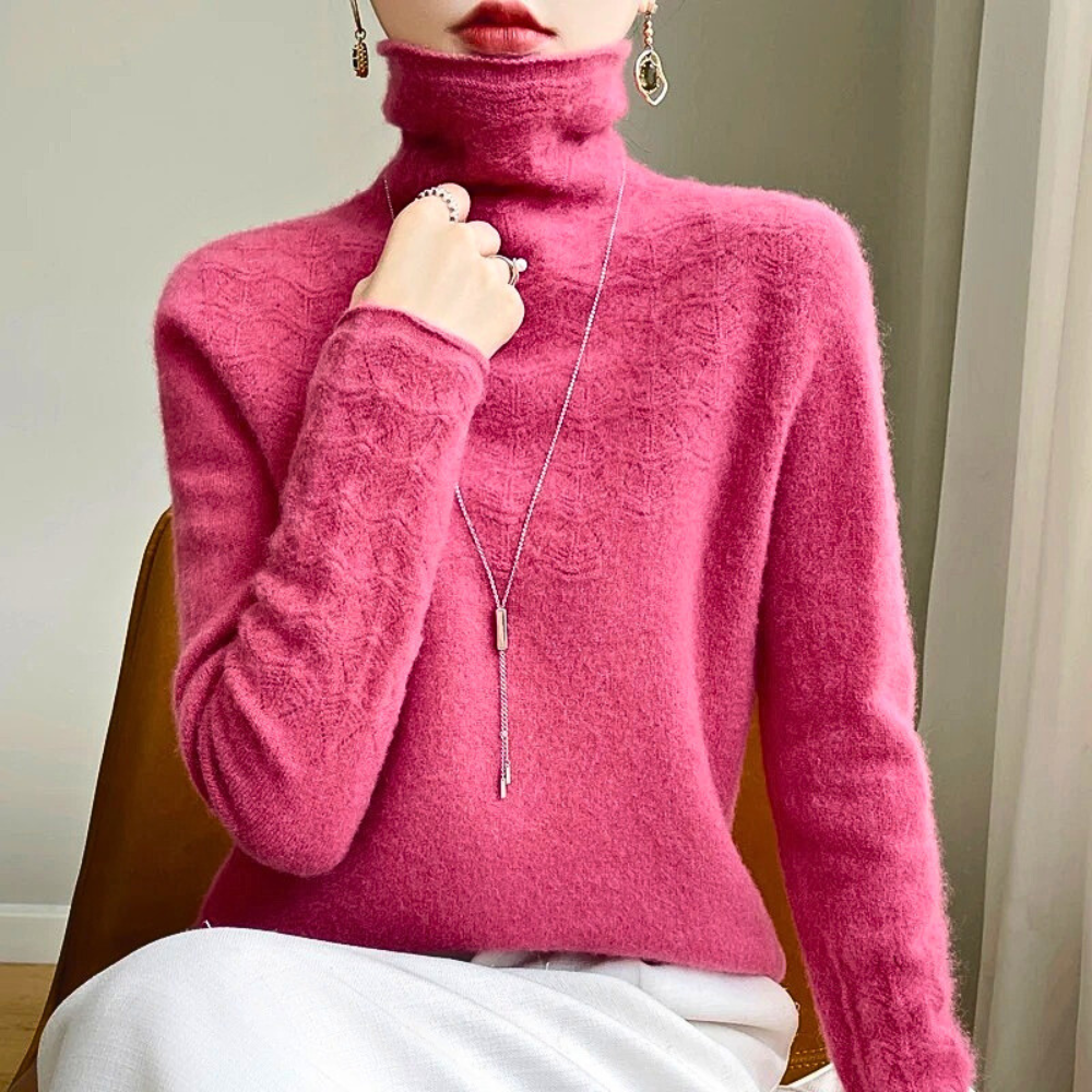 Varm och Elegant Rullkragepullover för Kalla Dagar