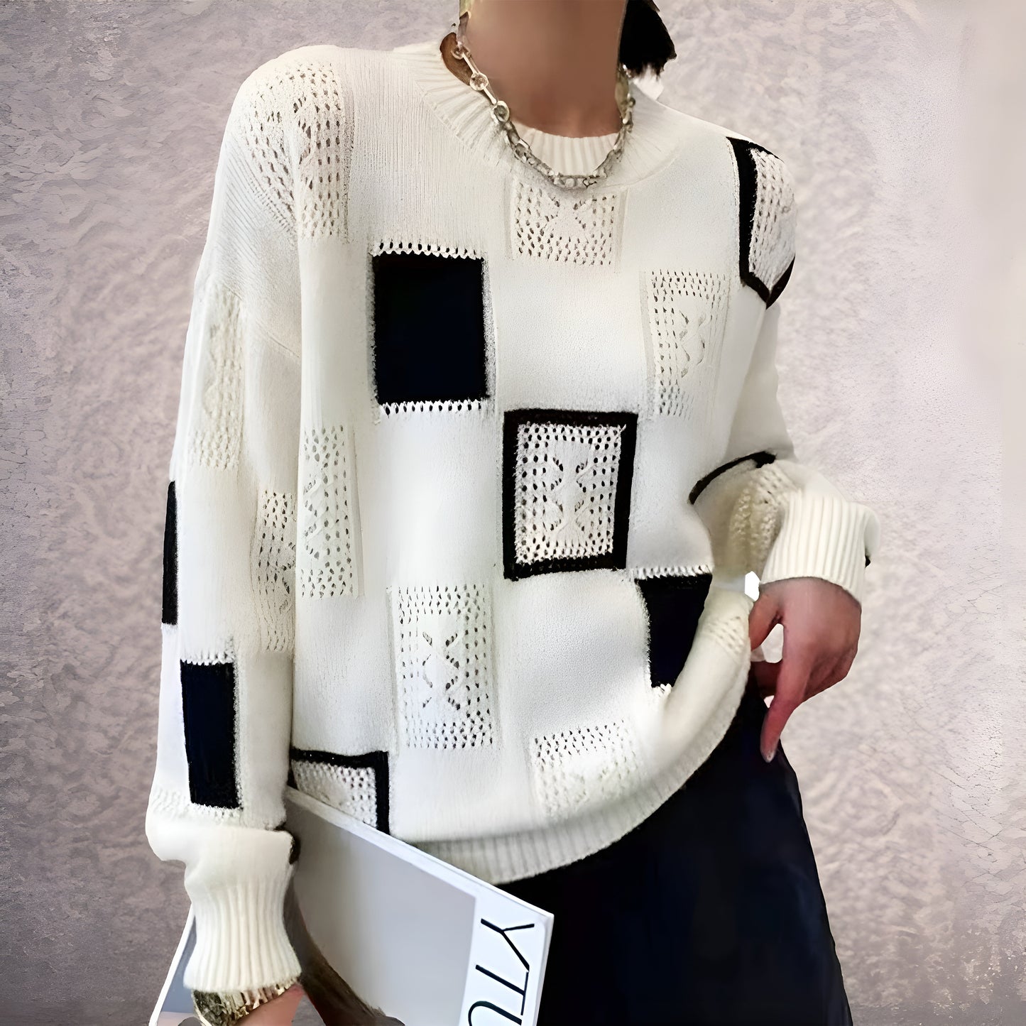 Luxe Ludd| Pullover för Eleganta Stunder