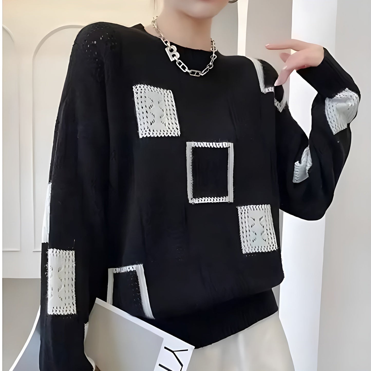 Luxe Ludd| Pullover för Eleganta Stunder