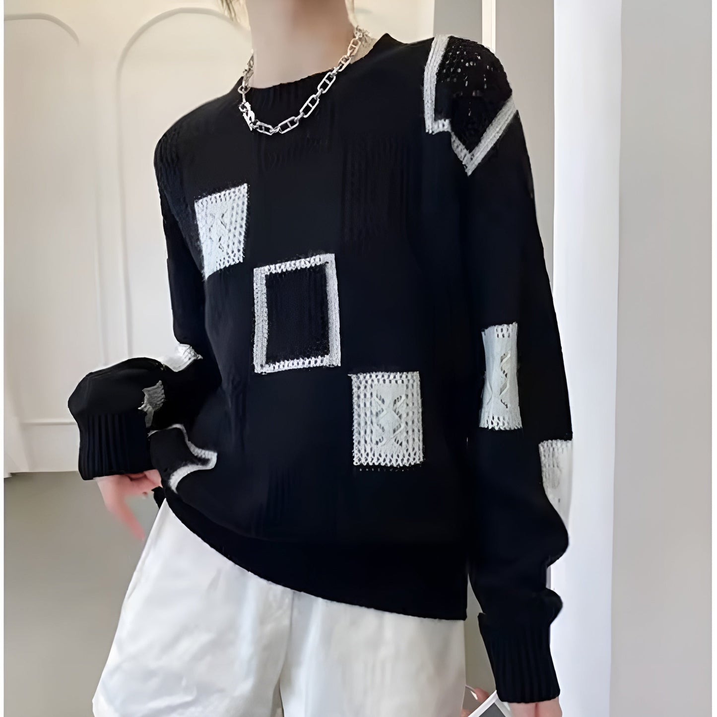 Luxe Ludd| Pullover för Eleganta Stunder