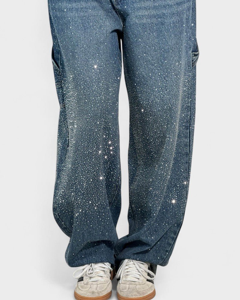 Elegante Jeans med Høj Talje og Lige Snit