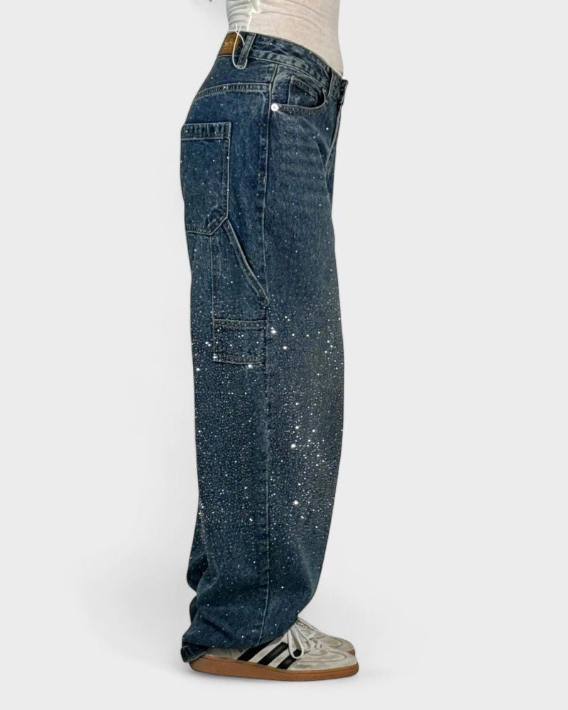 Elegante Jeans med Høj Talje og Lige Snit