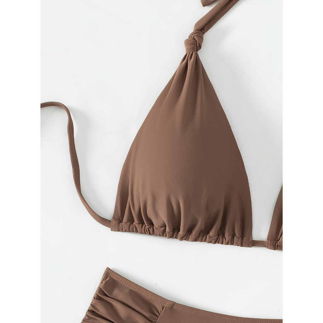 Klassiskt Bindebikini i Varmt Utförande
