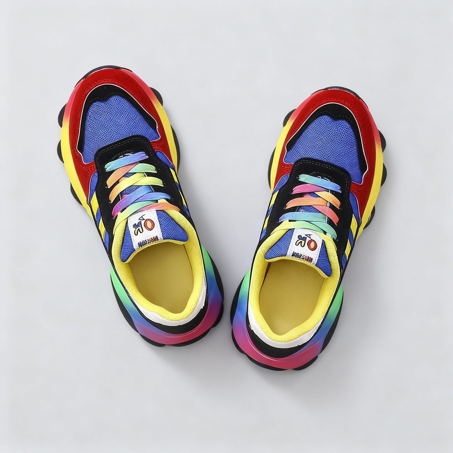 Vita | Modevänliga Stötdämpande Sneakers