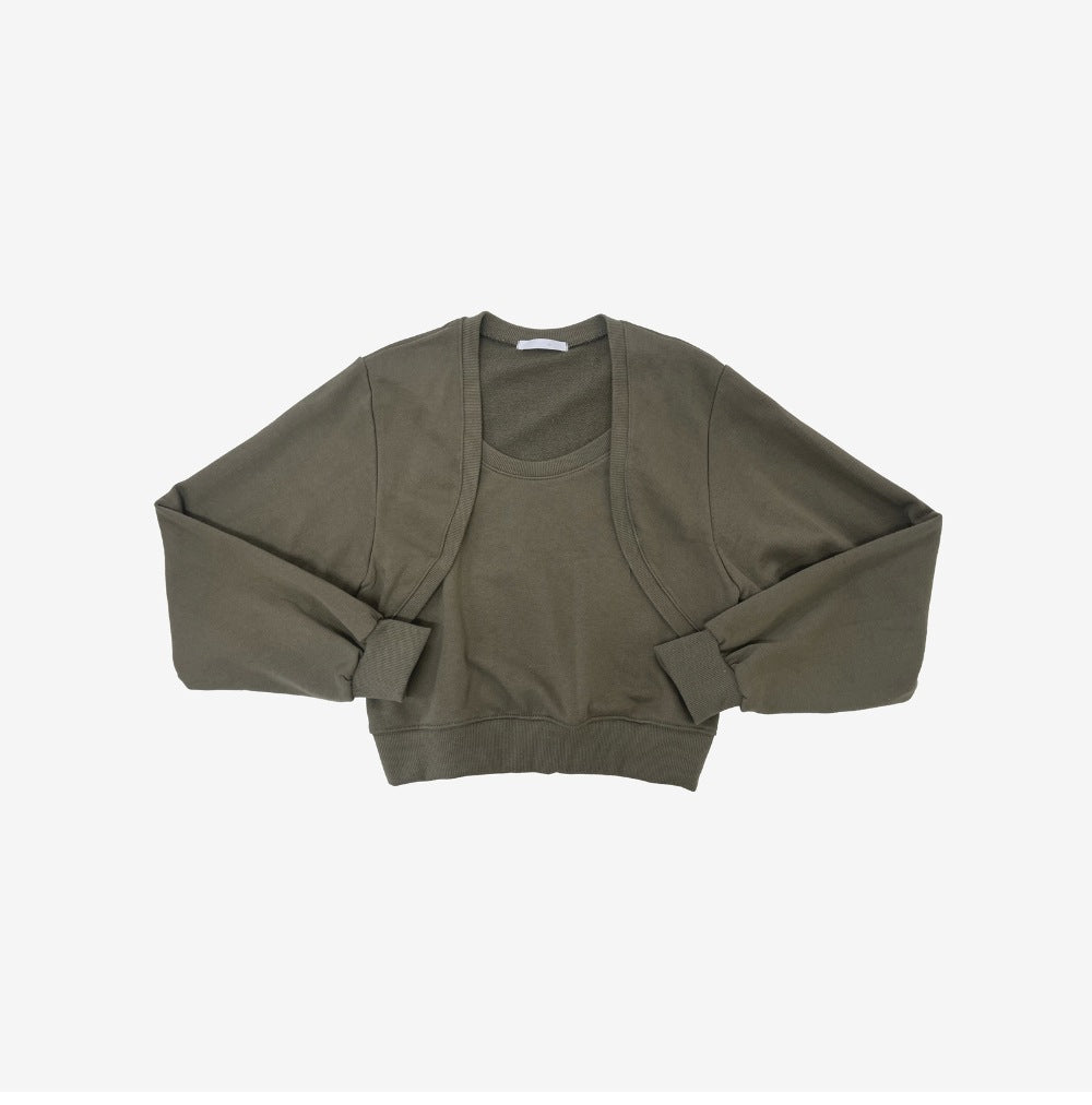 Moderne cropped Sweatjacke til kvinder fra TrendLounge