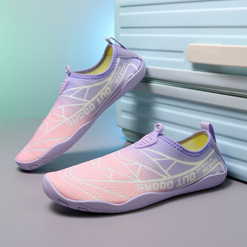 Kvinnors Vattensport Sneakers med Flexibelt Material och Greppvänlig Sula