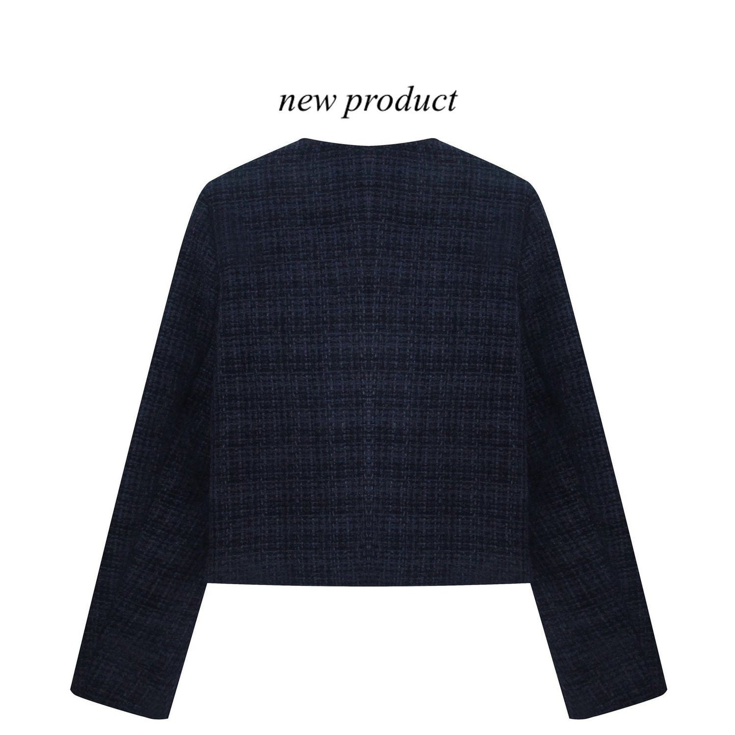 Chic cropped Blazer med gyldne detaljer
