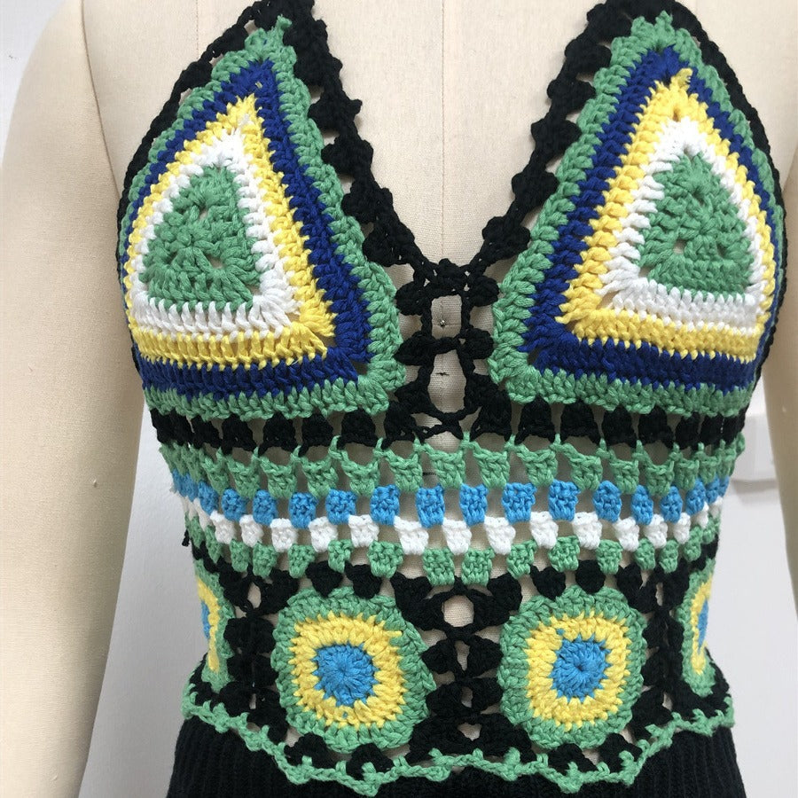 Etnisk Handgjord Bralette Bikini Topp från SommarSensation